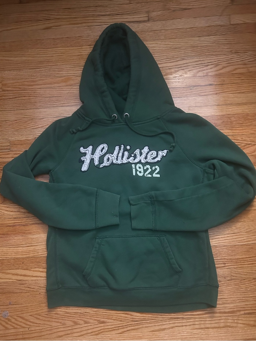 Hollister Dark Green Hooded Pullover Sweatshirt - Women’s
